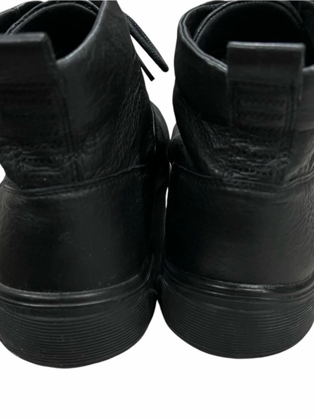 ECCO Men’s 12 EU 46 Black Leather Street Tray Tech Lace Up Sneaker Boots S3 - Picture 5 of 7